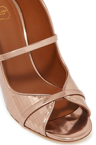Norah 85 Mirrored Leather Mules